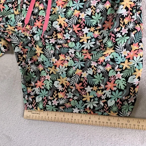 Chubbies‎ Shorts Mens 2XL Black Tropical Floral Swim Trunks Drawstring Lined - Picture 6 of 11